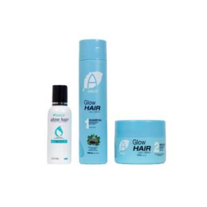 Kit Glow Hair Pós Progressiva Natural - 3 passos