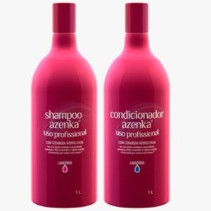Kit Shampoo e Condicionador Ampolas Azenka Originais 1 litro cada - Lavatório