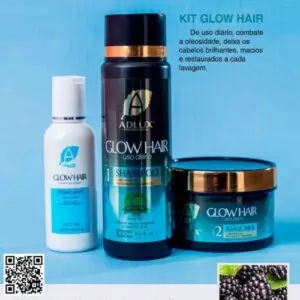 Kit Glow Hair Pós Progressiva Natural - 3 passos